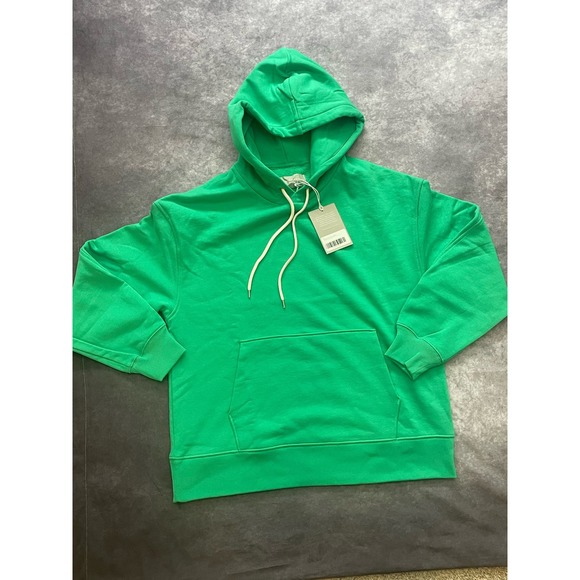 Everlane Women Size S The Track Organic Cotton Mint Green Relaxed Hoodie NWT $78 - Picture 5 of 9